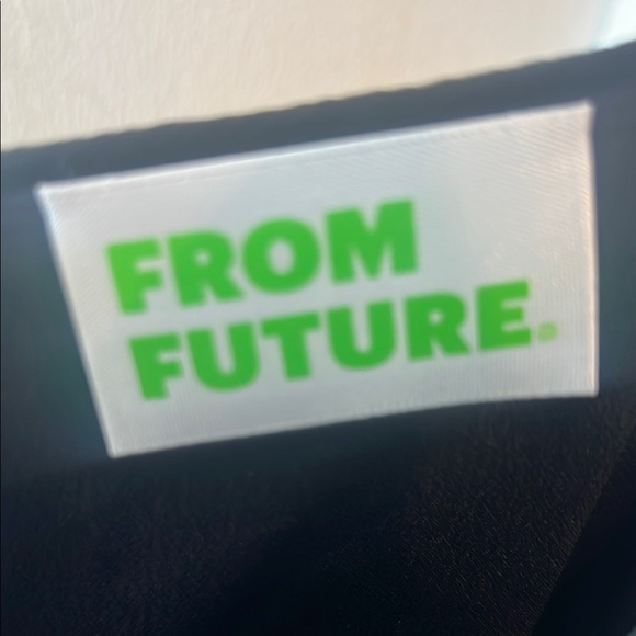 Black Ribbed Ruffled Maxi Slip Dress - Picture 3 of 4